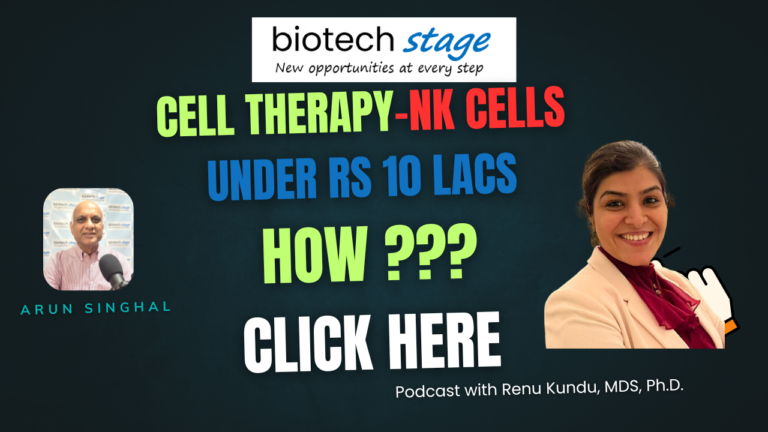 Cell and Gene Therapy segment of biotech podcast with Dr Renu Kundu