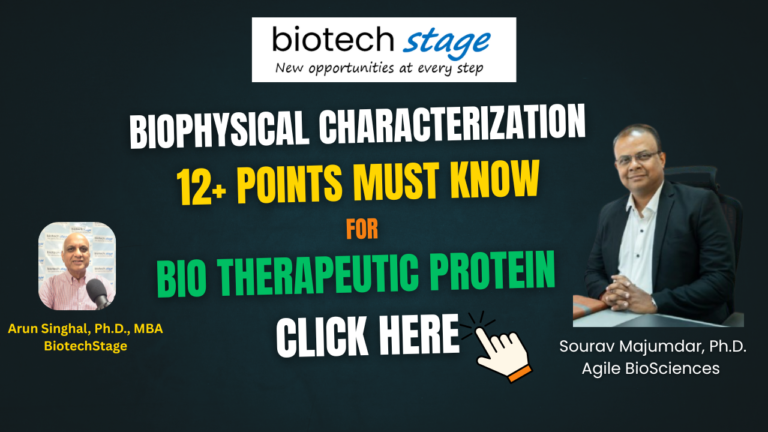 Podcast on biophysical characterization of proteins